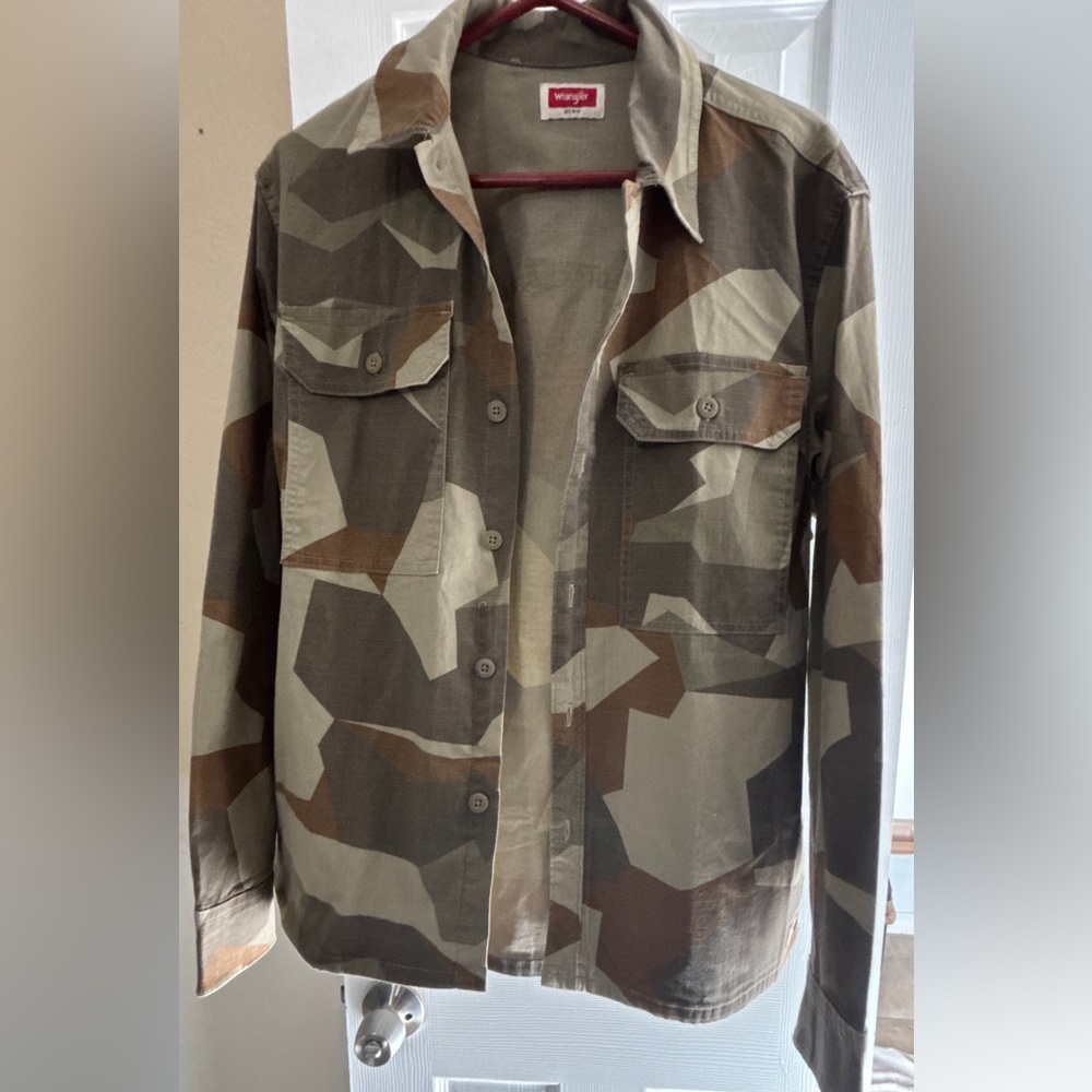 Wrangler Olive Green Shirt
